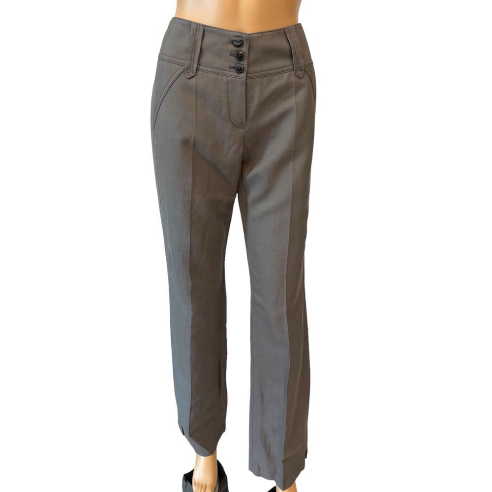 Marc Aurel Gray Stitch Detail Pants - Picture 2 of 13